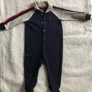 Baby boy Cotton Jersey Coverall